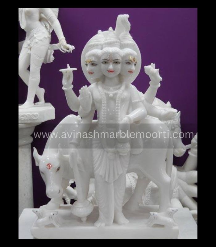 Marble Dattatreya Statues | Dutta Bhagwan Moorti - Order Now